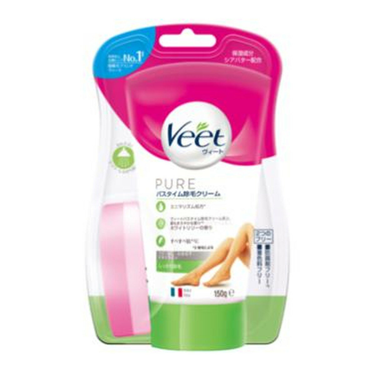 【送料込・まとめ買い×10点セット】レキッドベンキーザー Veet ヴィート ピュアバスタイム 除毛クリーム しっかり除毛 150g