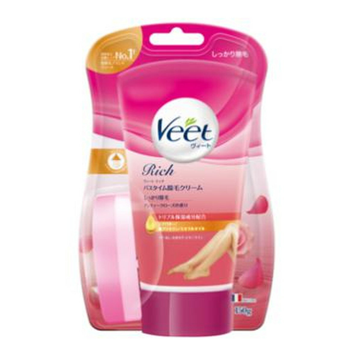 【送料込・まとめ買い×10個セット】レキッドベンキーザー Veet ヴィート リッチバスタイム 除毛クリーム しっかり除毛 150g 1