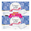 【送料込・まとめ買い×6点セット】コットンラボ レジェールパフ 80枚×2個パック