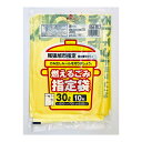 【夜の市★合算2千円超で送料無料対象】ジャパックス 尾張旭市 指定ごみ袋 可燃用 30L 10枚入 OJ-07