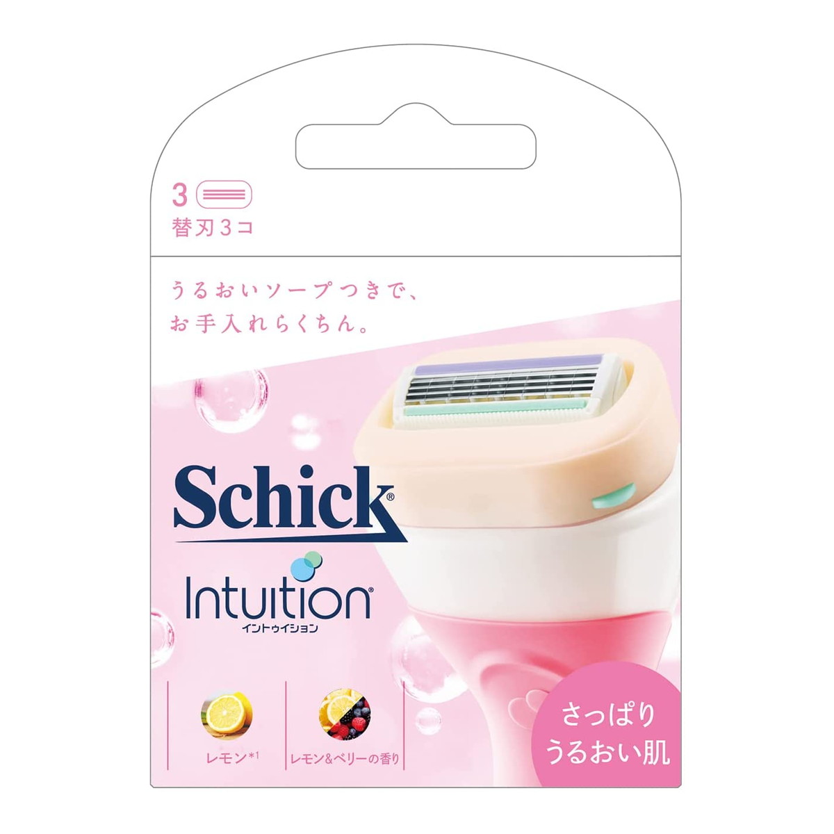 【送料込・まとめ買い×10個セット】Schick イントゥイション さっぱりうるおい肌 替刃 3コ入 1