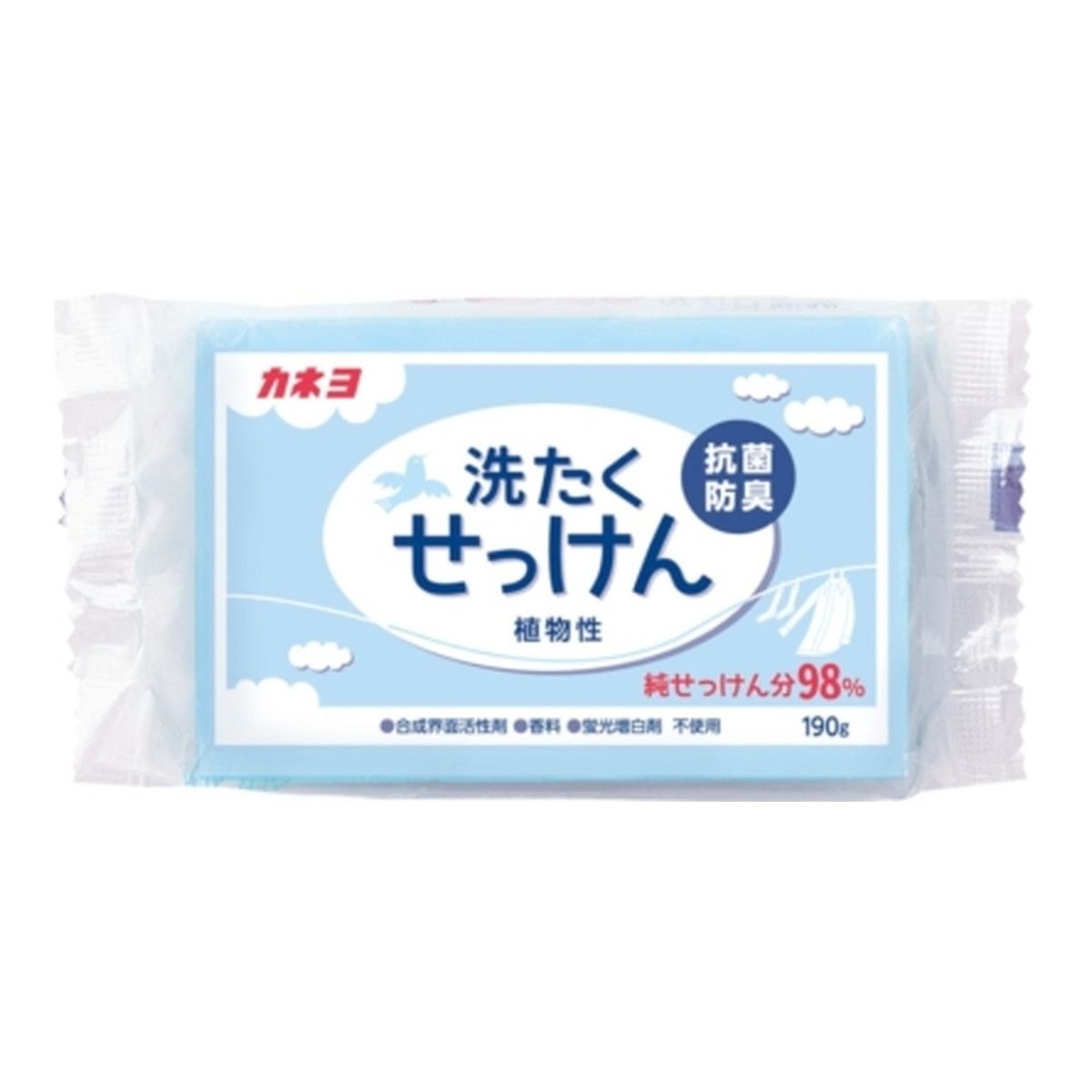 【令和・早い者勝ちセール】カネヨ石鹸 洗たく せっけん 190g