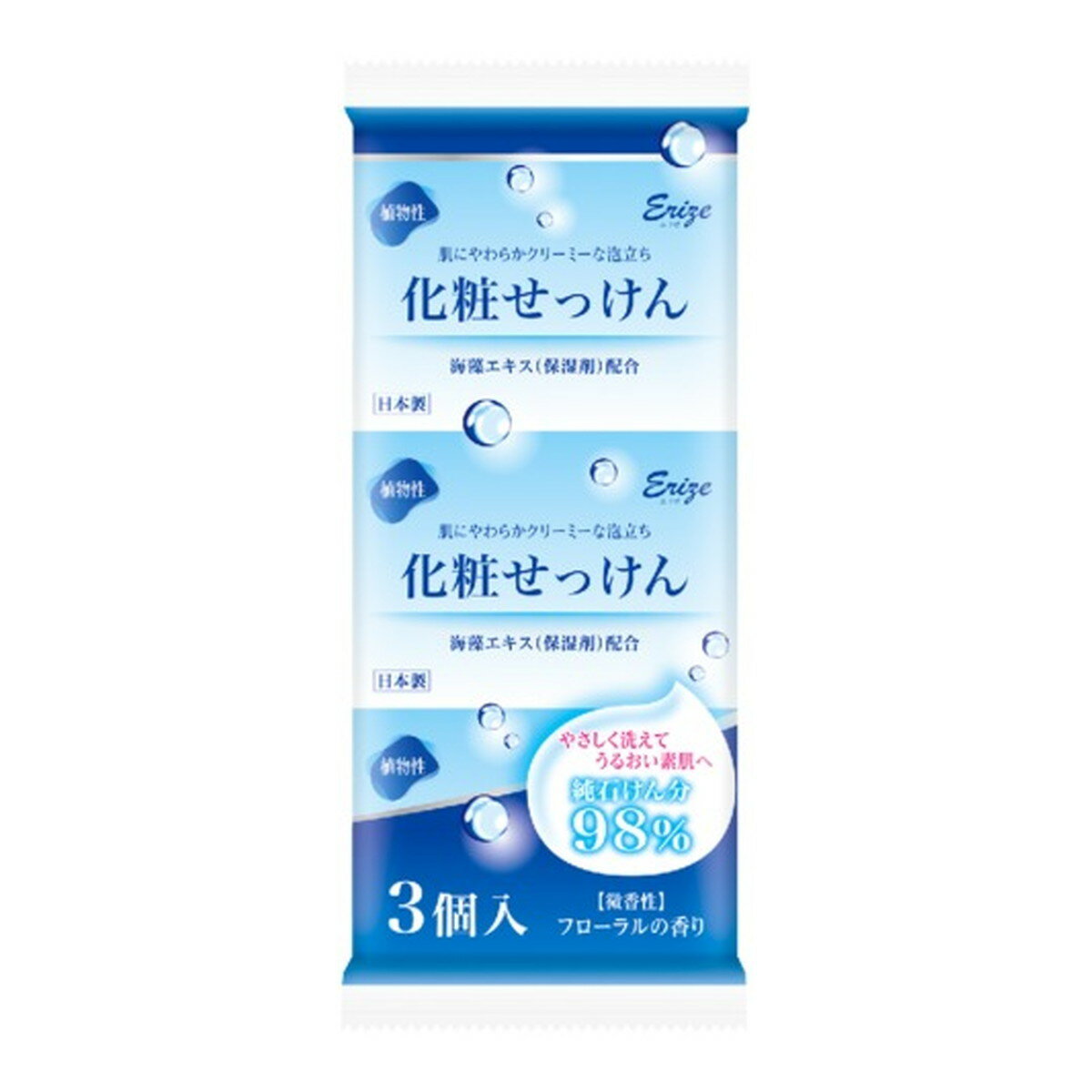 【送料込・まとめ買い×6点セット】カネヨ エリゼ 化粧せっけん 80g×3個入