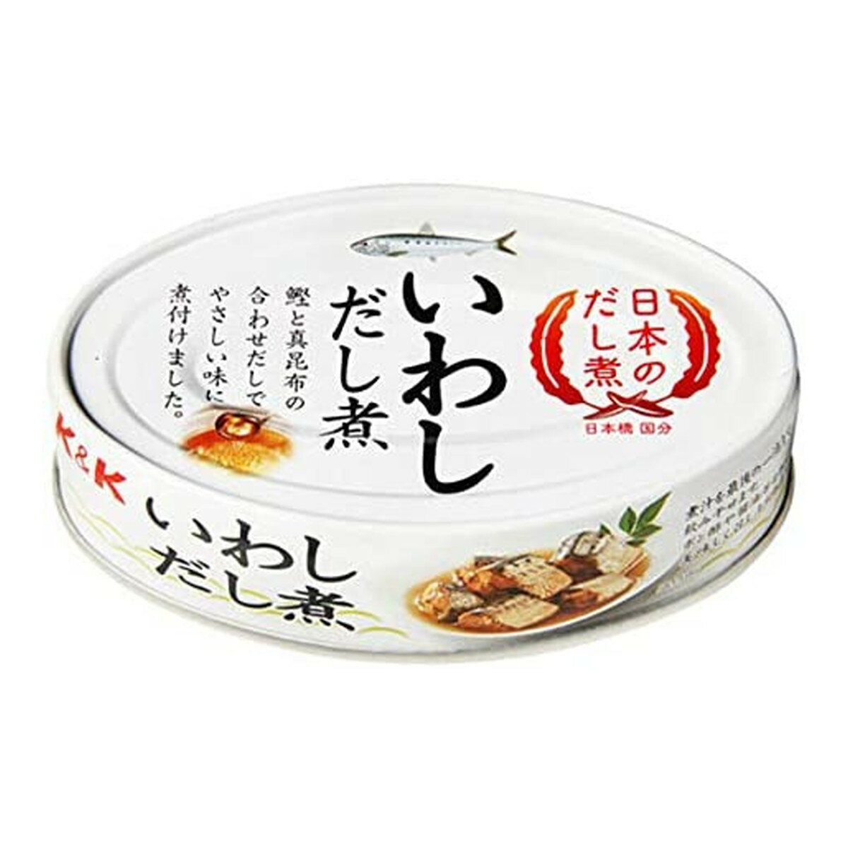 【夜の市★合算2千円超で送料無料対象】国分 K K 日本のだし煮 いわしだし煮 100g EO缶OV120