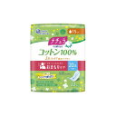 【送料込・まとめ買い×5個セット】大王製紙 ナチュラ さら肌さらり コットン100% よれスッキリ 吸水ナプキン 20.5cm 15cc 22枚入