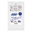 【最大半額!令和セール】日本サニパック CE54 NOCOO サニパック ポリ袋 半透明 45L 50枚
