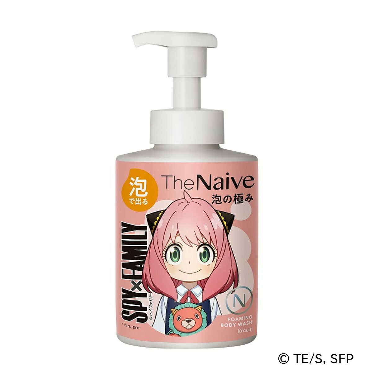 【数量限定】クラシエ TheNaive 泡の極み SPY×FAMILY スパイファミリー 泡 ポンプ 540ml ボディソープ 泡で出る（4901417162014）※パッケージ変更の場合ありのサムネイル