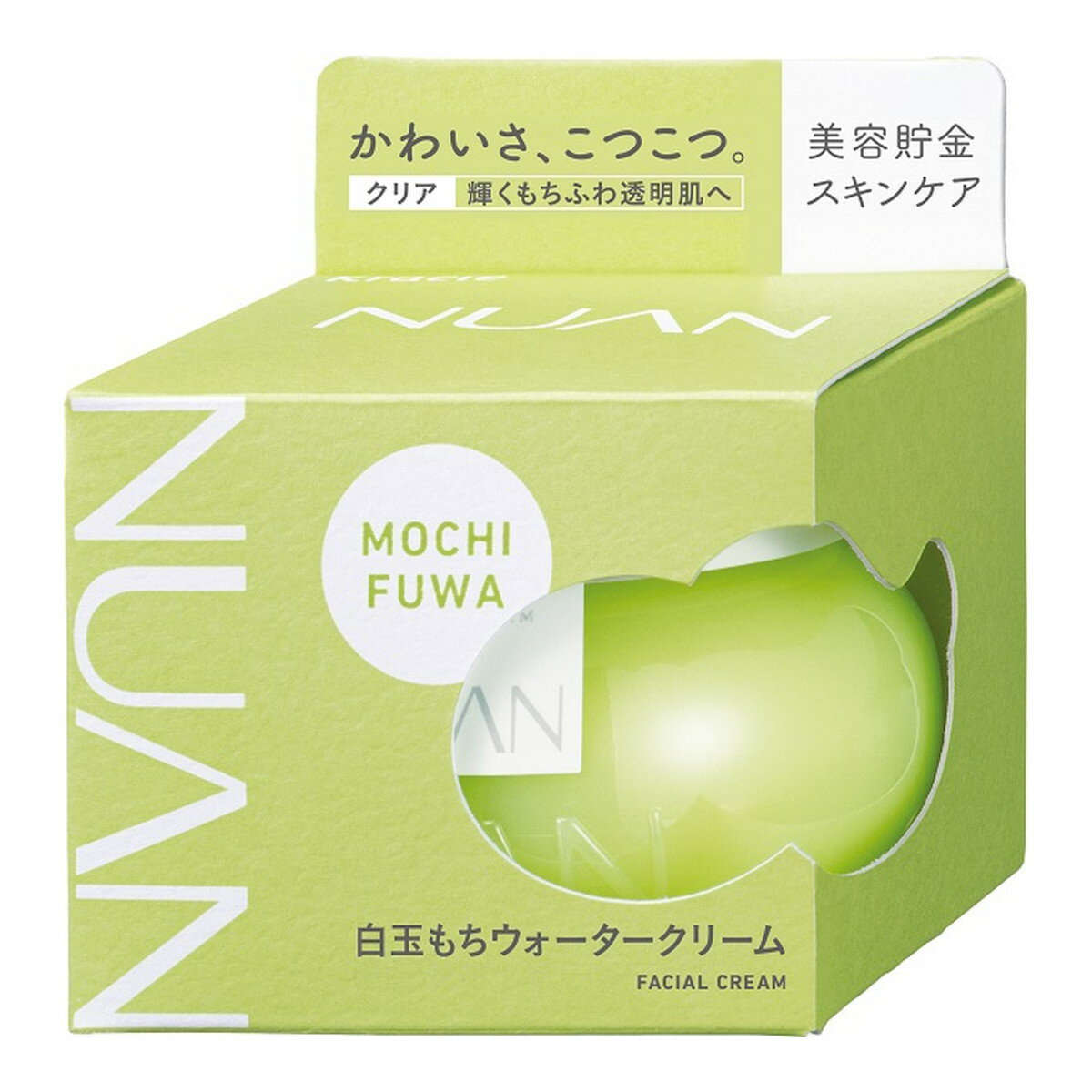 【送料込・まとめ買い×2点セット】クラシエ NUAN 白玉もちウォータークリーム 80g クリア