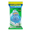 ＼期間限定ポイントアップ／ ジョンソン スクラビングバブル 流せるトイレブラシ フローラルソープ 替えブラシ ジャンボ 24コ入り 【AL2404-johnson】