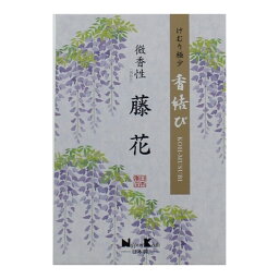 【送料込・まとめ買い×4点セット】日本香堂 香結び 藤花 微香性 大型バラ詰 線香 お香 220g