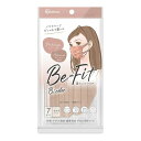【送料込・まとめ買い×5個セット】アイリスオーヤマ 美フィットマスク ふつうサイズ 7枚入 ピンクベージュ×アッシュピンク PK-BFC7MUA(4)