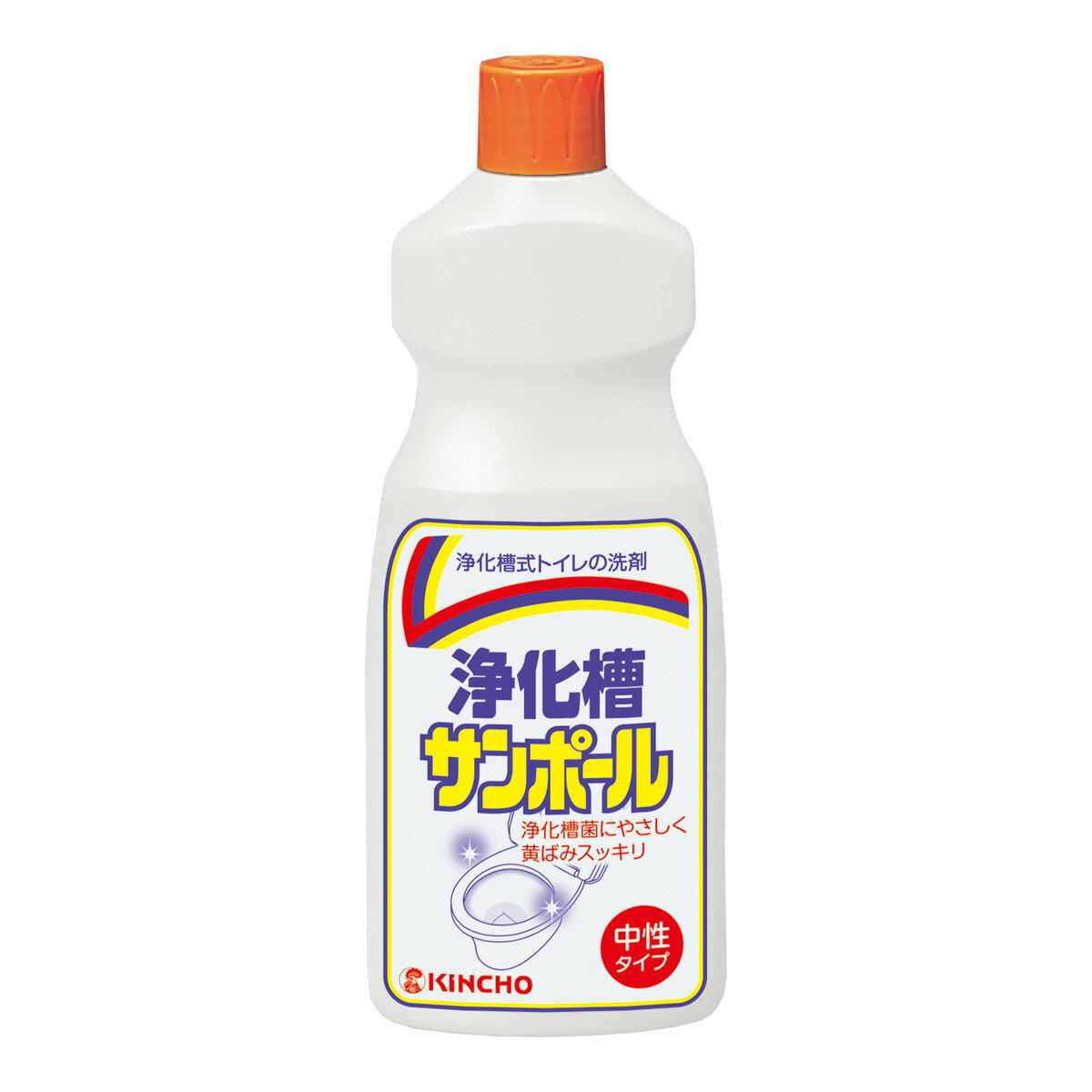 【送料込・まとめ買い×6点セット】大日本除虫菊 金鳥 キンチョー 浄化槽サンポールV 500ML トイレ用洗剤