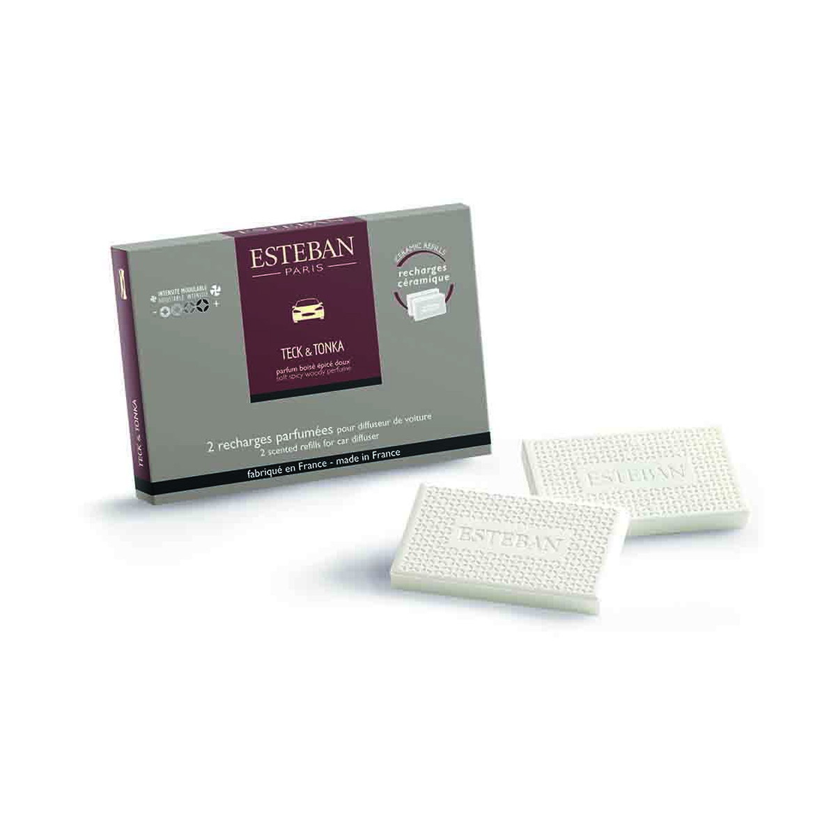 【送料込・まとめ買い×10個セット】日本香堂 ESTEBAN エステバン テッケトンカ カーフレグランス リフィル 2個入り カーフレグランス専用リフィル