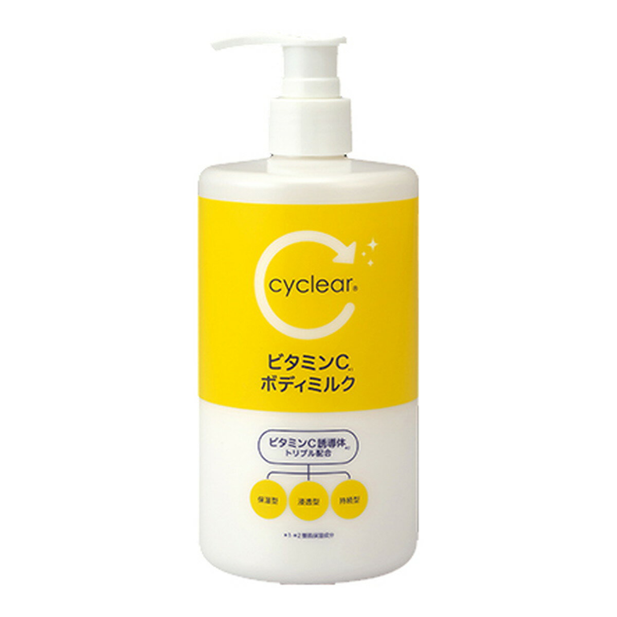 【令和・早い者勝ちセール】熊野油脂 cyclear ビタミンC ボディミルク 400ml
