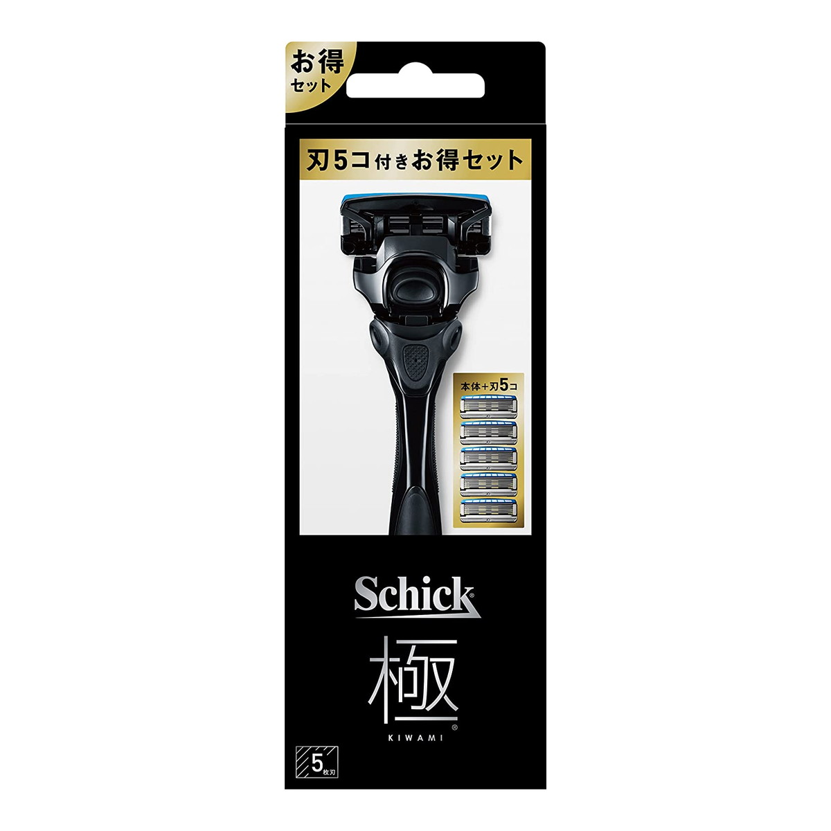 【送料込・まとめ買い×8点セット】シック・ジャパン Schick シック キワミ KIWAMI 極コンボパックホルダー 刃付+替刃4コ