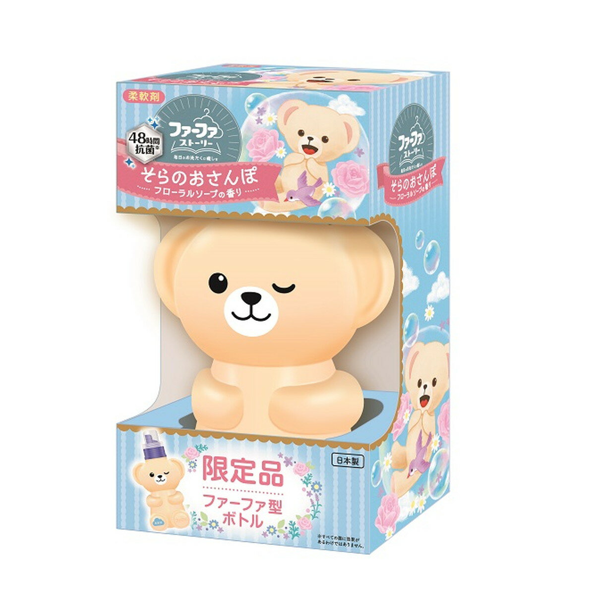 NSファーファ ファーファ ストーリー そらのおさんぽ クマ型 ボトル 500mL フローラルソープの香りのサムネイル