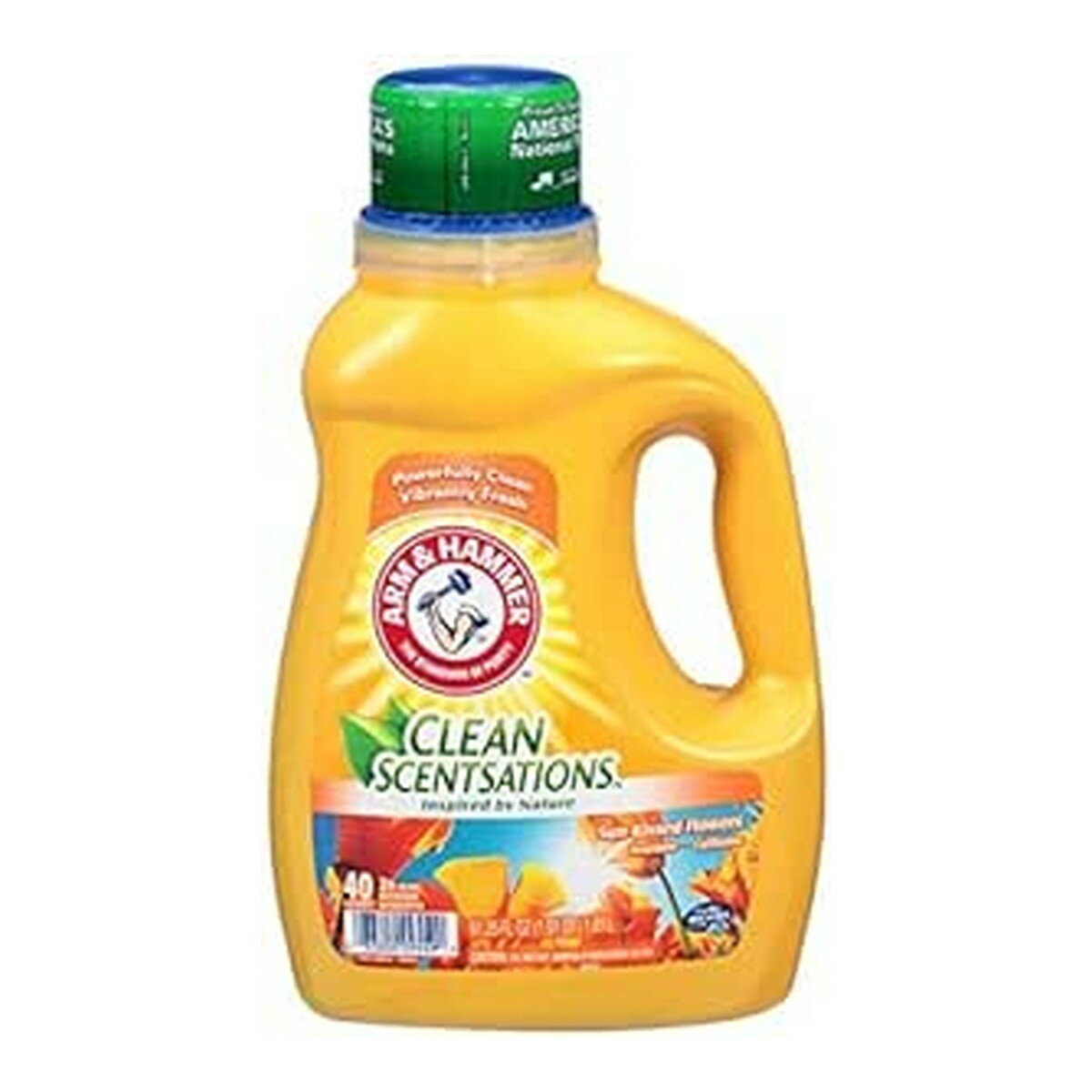 【5の倍数日・送料込 ×5点セット】アーム&ハンマー Arm&Hammer サンキストフラワー ヨセミテ 液体洗濯洗剤 1840ml　※ポイント最大5倍対象