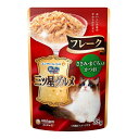 【夜の市★合算2千円超で送料無料対象】ユニ・チャームペット 銀のスプーン 三ツ星グルメ フレーク ささみまぐろ入りかつお 35g