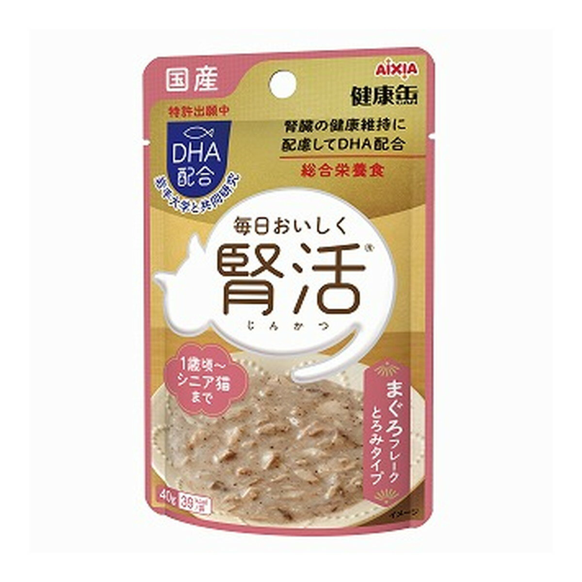 アイシア AIXIA 健康缶 毎日おいしく 腎活 まぐろフレーク とろみタイプ 40g