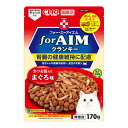 【夜の市★合算2千円超で送料無料対象】いなばペットフード チャオ CIAO for AIM クランキー かつお節入り まぐろ味 170g 成猫用総合栄養食
