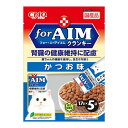 【最大半額!令和セール】いなばペットフード チャオ CIAO for AIM クランキー かつお味 17g×5袋 成猫用総合栄養食
