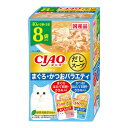 【夜の市★合算2千円超で送料無料対象】いなばペットフード チャオ CIAO だしスープ まぐろ かつおバラエティ 40g×8袋 キャットフード