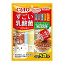 【夜の市★合算2千円超で送料無料対象】いなばペットフード CIAO チャオ すごい乳酸菌 クランキー かつお・チキンバラエティ 22g×5袋入 キャットフード ...