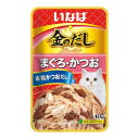 【夜の市★合算2千円超で送料無料対象】いなばペットフード いなば 金のだし パウチ まぐろ・かつお 40g