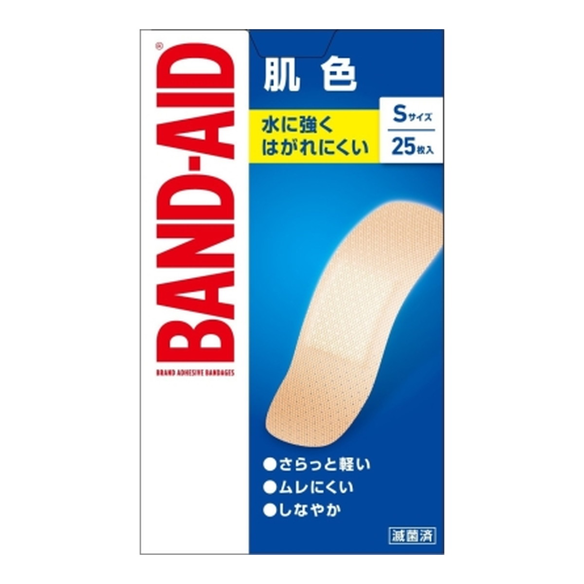 【夜の市★合算2千円超で送料無料対象】BAND-AID バンドエイド Sサイズ 25枚 絆創膏