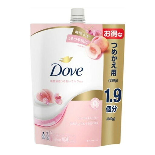 【送料込・まとめ買い×8点セット】ユニリーバ ダヴ ボディウォッシュ ピーチ&スイートピー つめかえ用 640g 【送料込・まとめ買い×8点セット】ユニリーバ ダヴ ボディウォッシュ ピーチ&スイートピー つめかえ用 640g