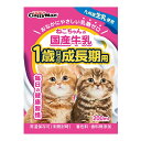 【夜の市★合算2千円超で送料無料対象】ドギーマン キャティーマン ねこちゃんの国産 牛乳 1歳までの成長期用 200ml