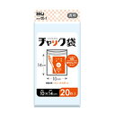 【令和・早い者勝ちセール】ハウスホールドジャパン CE-1 吊下 チャック袋100mm×140mm×0.04mm 20枚入り