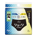 大王製紙 エリエール エリス ショーツナプキン L-LL 昼・夜 長時間用 ブラック 2コ入り 生理用ナプキン