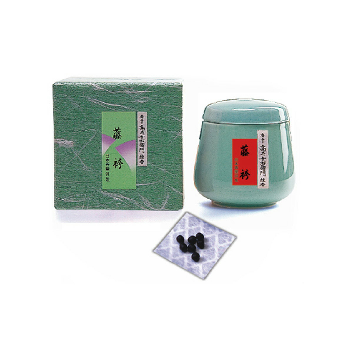 【送料込・まとめ買い×40個セット】日本香堂 練り香 藤袴 壺 30g入り