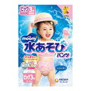 【夜の市★合算2千円超で送料無料対象】ユニ・チャーム ムーニー 水あそび パンツ ピンク ビッグ 3枚 こども用紙おむつ