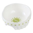 【送料込・まとめ買い×5個セット】ドギーマン 便利なクローバー 陶製 食器 S スベリ止め付き ペット用食器