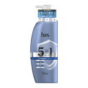 【送料込・まとめ買い×5個セット】P&G h&s エイチアンドエス 5in1 クールクレンズ シャンプー ポンプ 340g