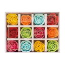 【送料込・まとめ買い×128個セット】Q-FLA 九州フラワーサービス BathFragrance カラーズ 12輪入 お花の入浴剤
