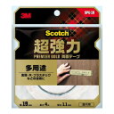 【夜の市★合算2千円超で送料無料対象】3M スコッチ 超強力 両面テープ プレミアゴールド 多用途 19mm×4m