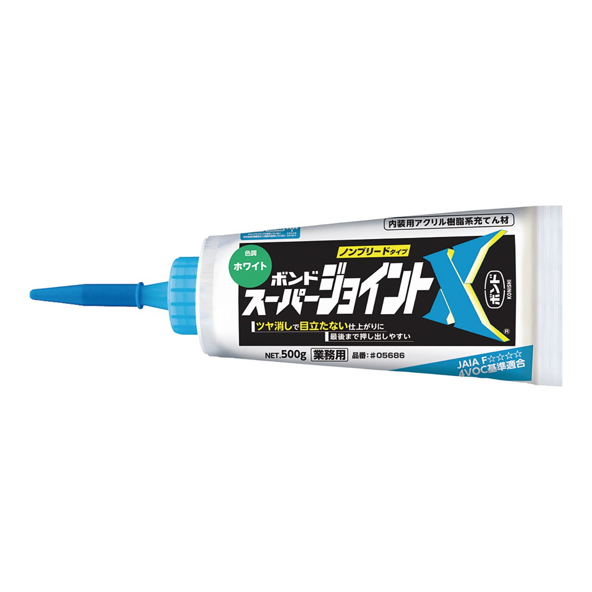 【令和・早い者勝ちセール】コニシ 建築用 シーリング剤 ボンド スーパージョイントX ホワイト 500g