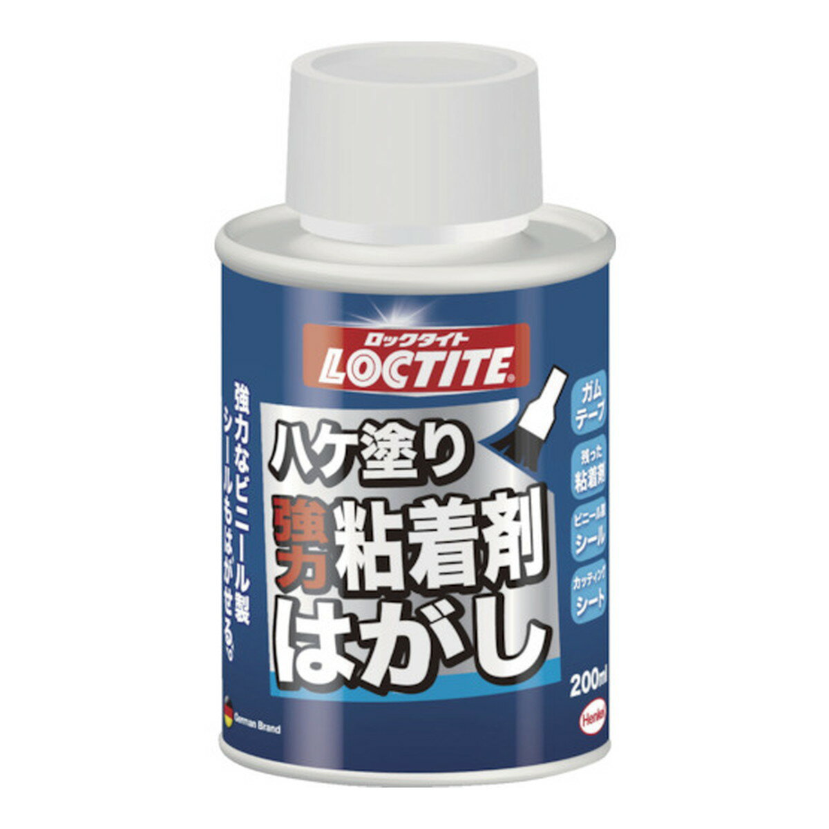 商品名：ヘンケルジャパン LOCTITE ハケ塗り 粘着はがし 200ml内容量：1個JANコード：4976742256967発売元、製造元、輸入元又は販売元：ヘンケルジャパン原産国：日本商品番号：101-*005-4976742256967商品説明強い粘着剤でもはがせる強力タイプです。広告文責：アットライフ株式会社TEL 050-3196-1510 ※商品パッケージは変更の場合あり。メーカー欠品または完売の際、キャンセルをお願いすることがあります。ご了承ください。