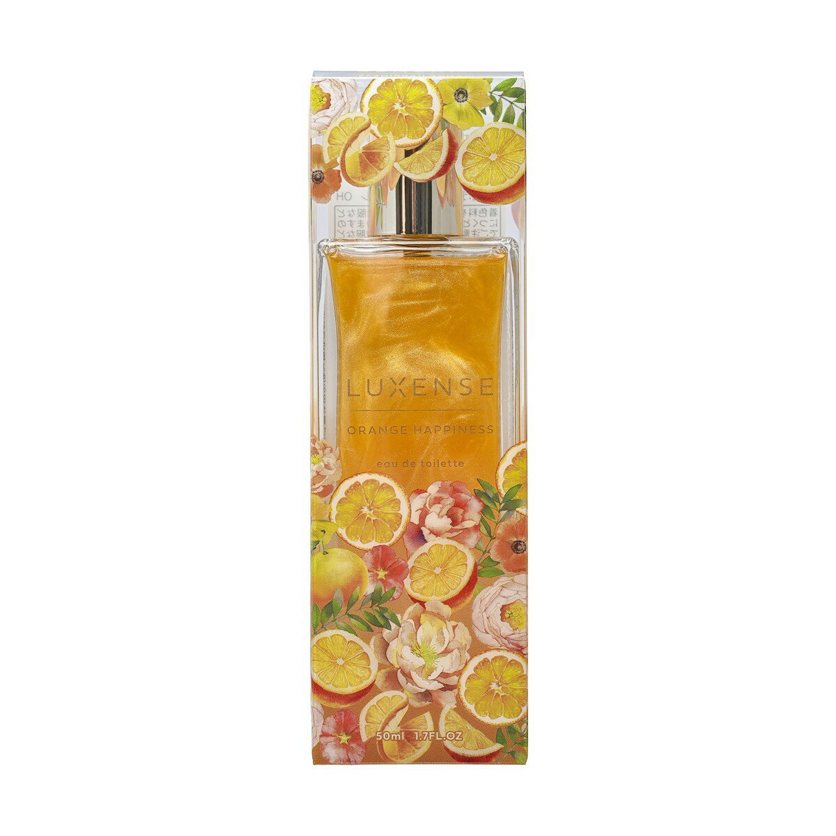【送料込・まとめ買い×10個セット】コスメステーション ラグジェンス LUXENSE オードトワレ オレンジハピネス 50mL