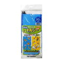 【送料込・まとめ買い×10個セット】一色本店 ビタット トルシー ネット付 M 青色 100×230mm 3枚入(3)