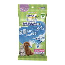 【送料込・まとめ買い×24個セット】ユニ・チャーム ペット デオクリーン からだふきシート 小型犬 猫用 香り付き 28枚 厚手 超大判サイズ