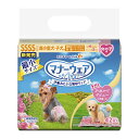 【送料込・まとめ買い×8個セット】ユニ・チャーム ペット マナーウェア 女の子用 SSSS ピンクリボン・青リボン 42枚入 ペット用 紙おむつ