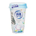 【送料込・まとめ買い×9個セット】ユニ・チャーム ペット 猫トイレ まくだけ香り広がる 消臭ビーズ ナチュラルソープの香り 450mL 猫の室内トイレ用砂