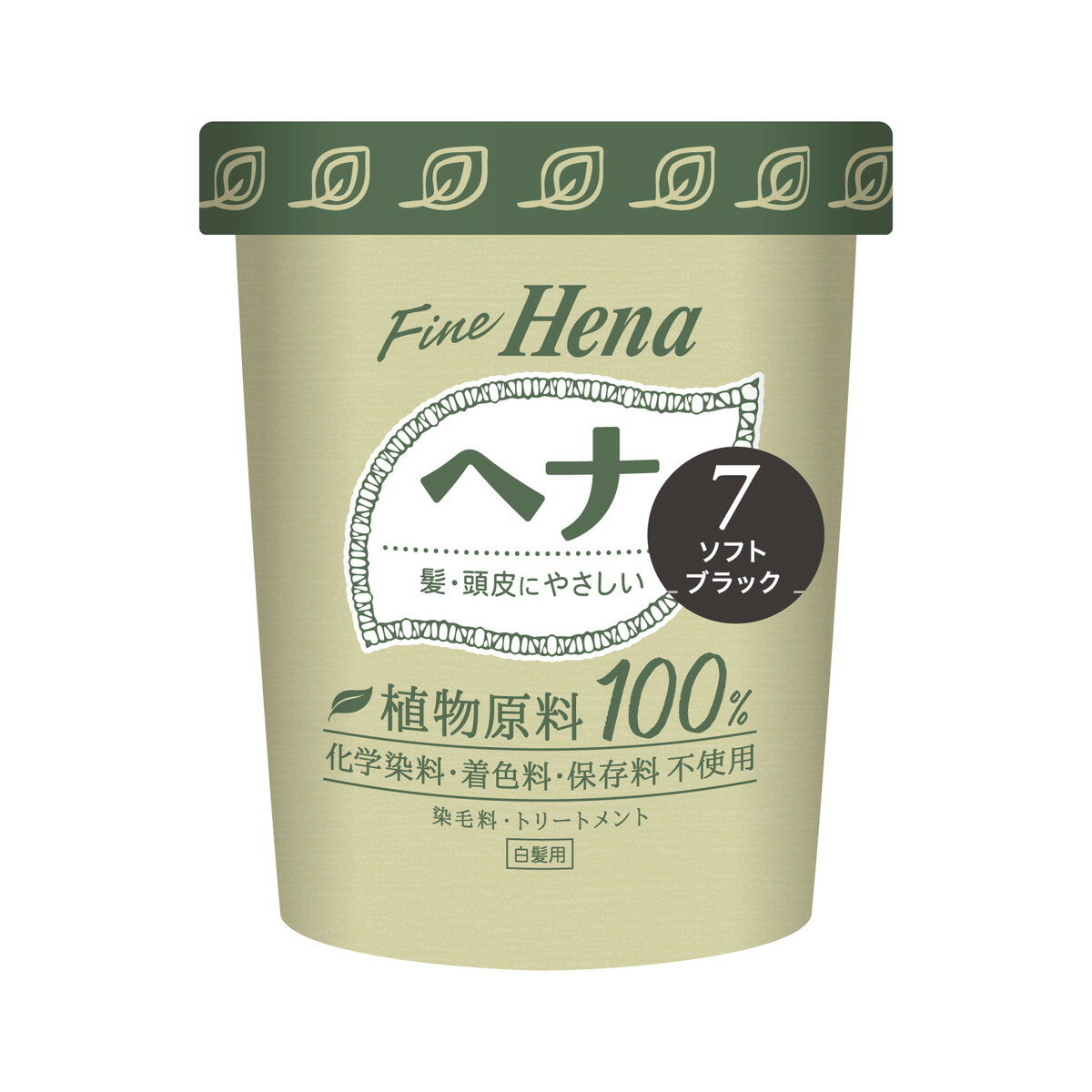 【送料込・まとめ買い×10個セット】三宝 テンスター ファインヘナ2P ソフトブラック 40g×2 白髪用 染毛料