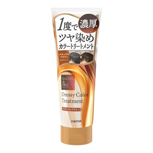 【送料込・まとめ買い×24個セット】ダリヤ サロンドプロ ドレッシーカラートリートメント ナチュラルブラウン 230g 【送料込・まとめ買い×24個セット】ダリヤ サロンドプロ ドレッシーカラートリートメント ナチュラルブラウン 230g
