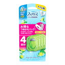 【今月のオススメ品】【送料込・まとめ買い×3個セット】P&G ファブリーズ トイレ用 消臭剤 フルーティ・グリーン つめかえ 4個パック ※本体ケースは別売りで...