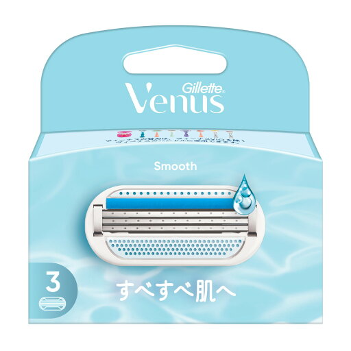 【送料込・まとめ買い×3個セット】P&G ジレット ヴィーナス すべすべ肌 替刃3個入 【送料込・まとめ買い×3個セット】P&G ジレット ヴィーナス すべすべ肌 替刃3個入